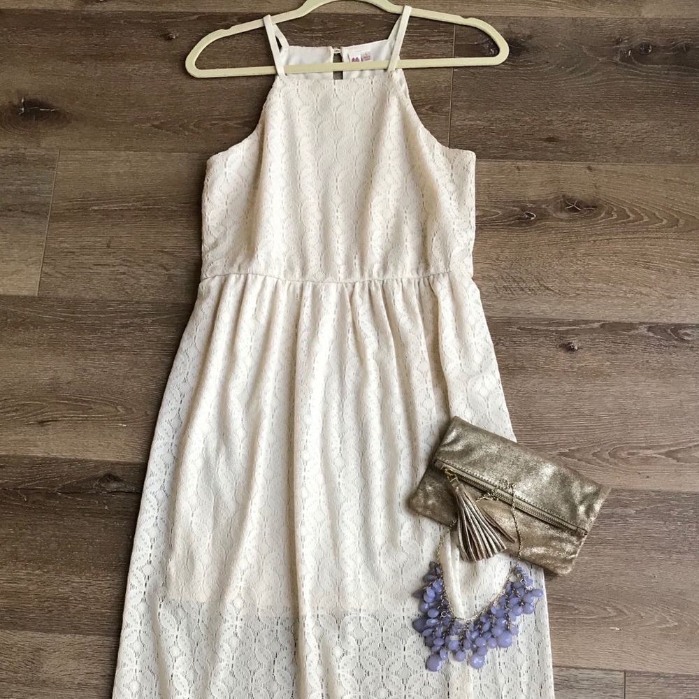 Cream maxi dress